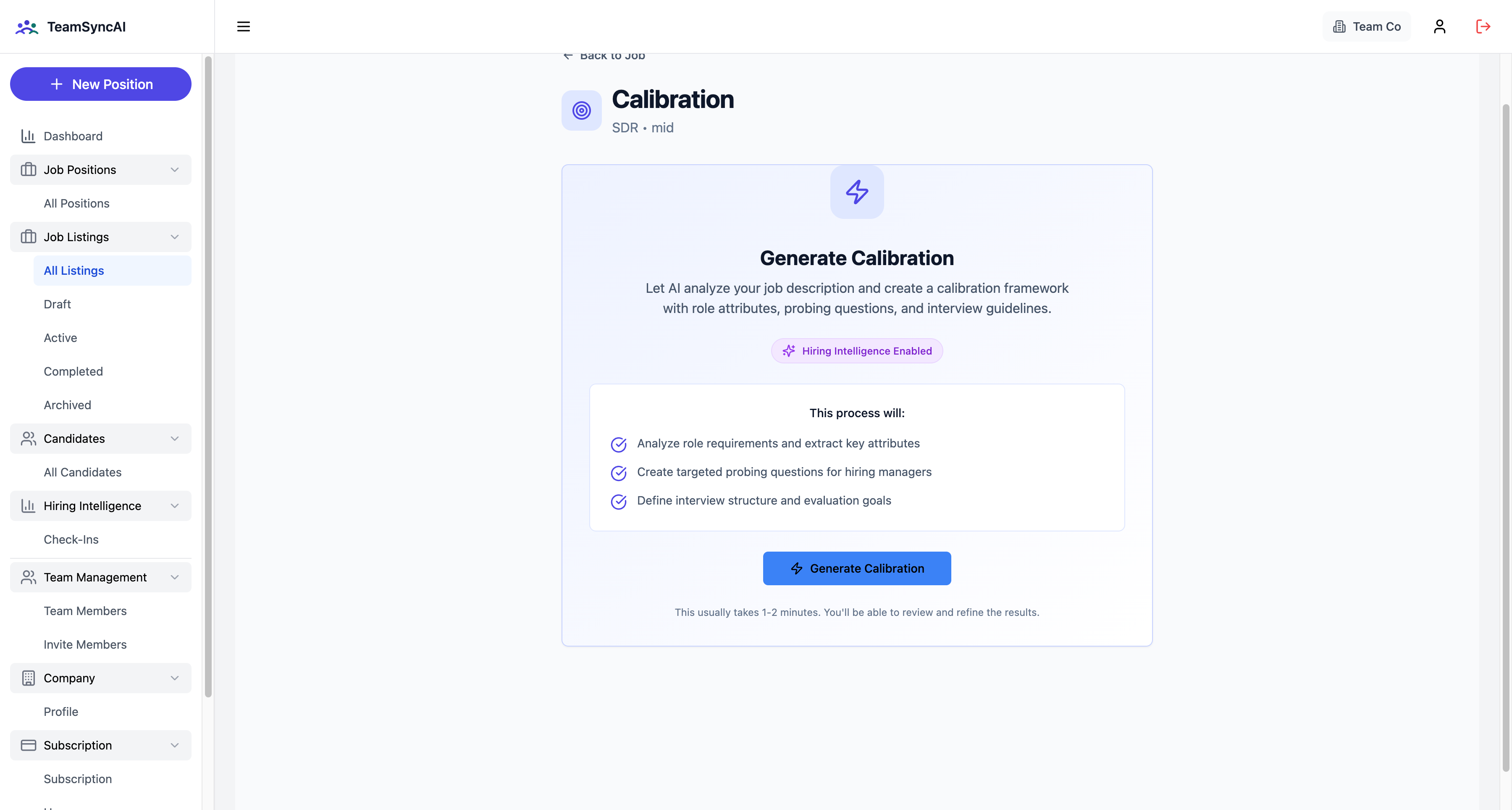 Calibration complete